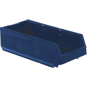 kaiserkraft Caja visualizable de polipropileno, L x A x H 500 x 230 x 150 mm, UE 15 unidades, azul