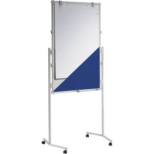 MAUL Panel de presentación multiusos pro, tela azul / panel rotulable, A x H 750 x 1200 mm