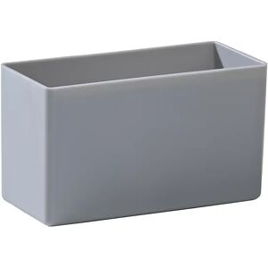 kaiserkraft Caja insertable de tamaño especial, poliestireno, UE 50 unid., L x A x H 108 x 49 x 63 mm, gris