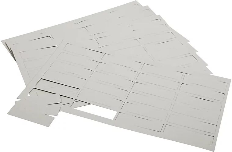 kaiserkraft Etiquetas, en blanco, para cajas visualizables, A x H 90 x 33 mm, UE 60 unidades