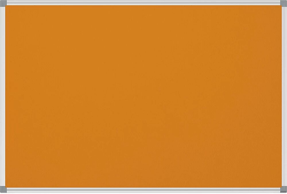 MAUL Panel para alfileres STANDARD, cubierta de fieltro, naranja, A x H 1200 x 900 mm