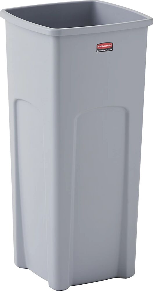 Rubbermaid Recipiente para separación de material UNTOUCHABLE®, capacidad 87 l, cuadrado, gris