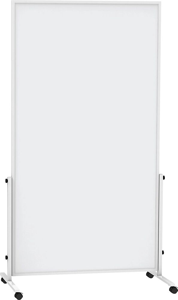 MAUL Panel rotulable ®solid easy2move, móvil, H x P 1965 x 640 mm, en blanco, H x A del panel 1800 x 1000 mm