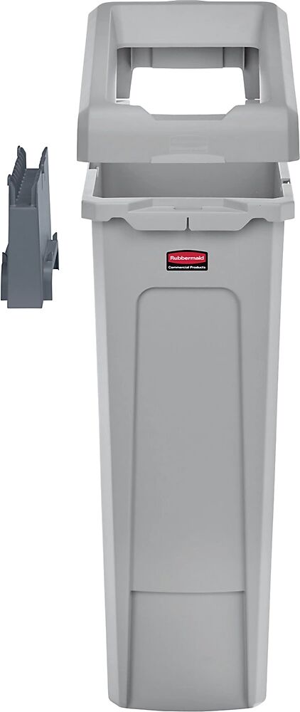 Rubbermaid Estación de reciclaje de materiales SLIM JIM®, juego de iniciación, capacidad 87 l, a partir de 1 unid.