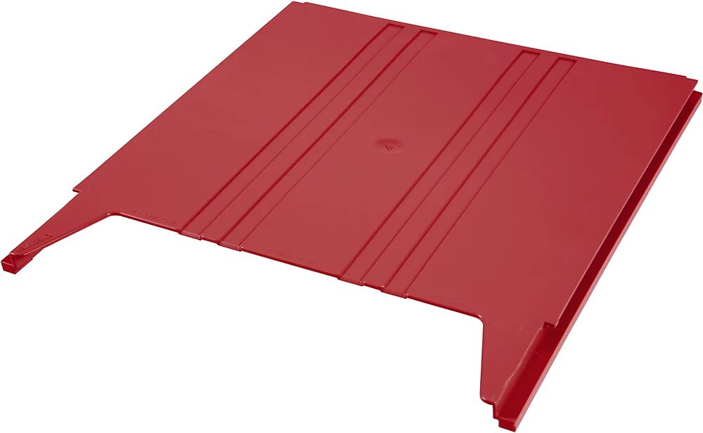 kaiserkraft Clasificador mural FLAT, para formato DIN A4, altura de llenado 9 mm, bandeja roja