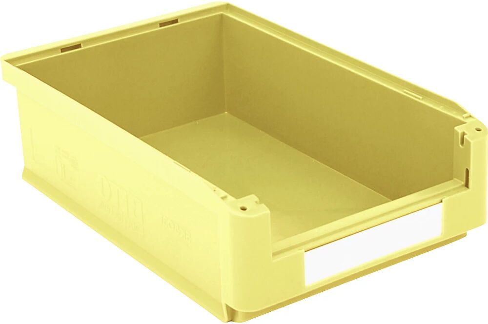 BITO Caja visualizable, L x A x H 500 x 313 x 145 mm, UE 8 unid., amarillo