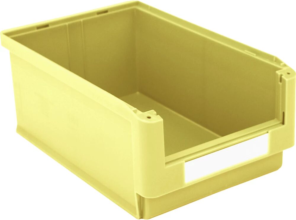 BITO Caja visualizable, L x A x H 500 x 313 x 200 mm, UE 6 unid., amarillo