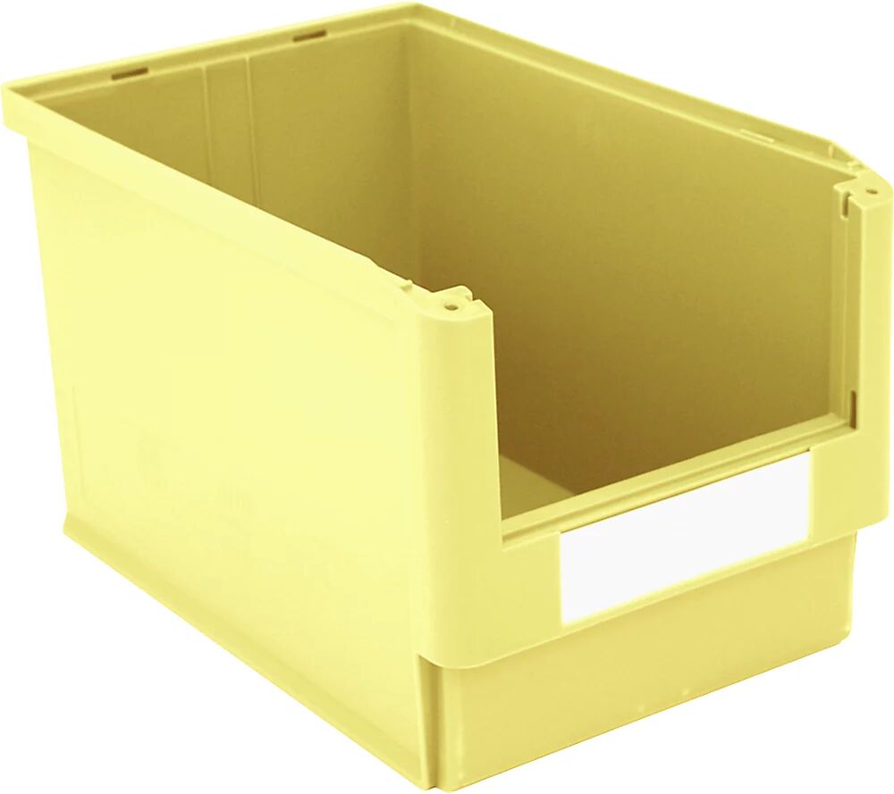 BITO Caja visualizable, L x A x H 500 x 313 x 300 mm, UE 4 unid., amarillo