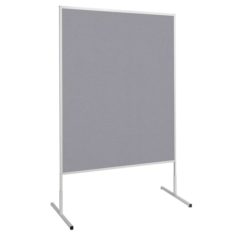 MAUL Panel para conferencias, fieltro gris, A x H 1200 x 1500 mm