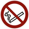 kaiserkraft Señal de prohibición, prohibido fumar, UE 10 unid., lámina, Ø 200 mm