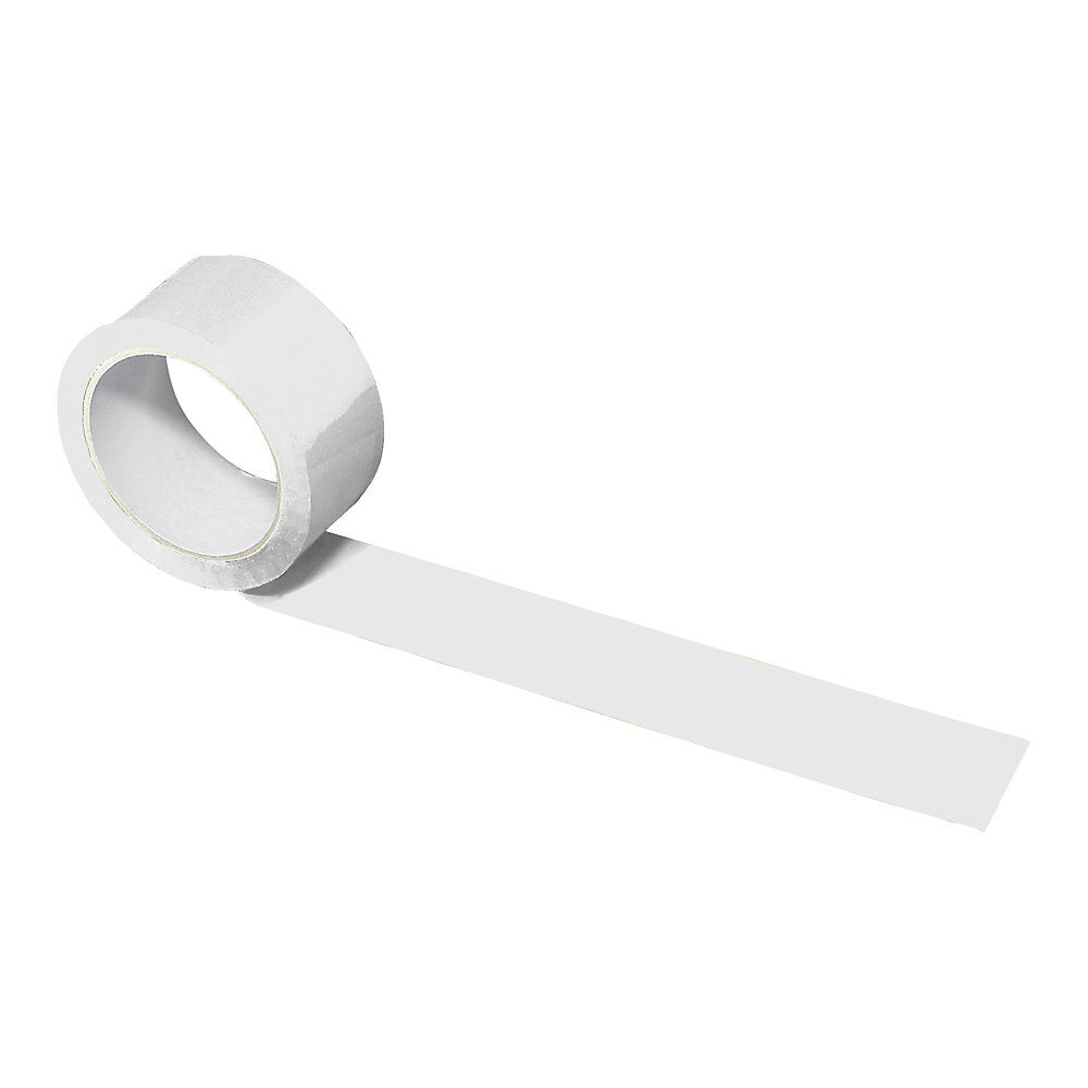 kaiserkraft Cinta de embalaje de PP, en diferentes colores, UE 108 rollos, blanco, anchura de cinta 50 mm