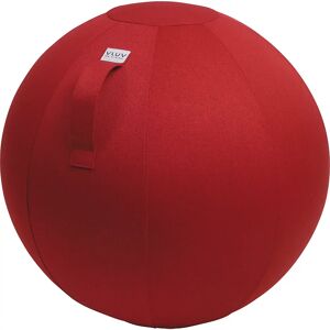 VLUV Balón asiento LEIV, funda de tela con aspecto de lona, 500 - 550 mm, rojo rubí