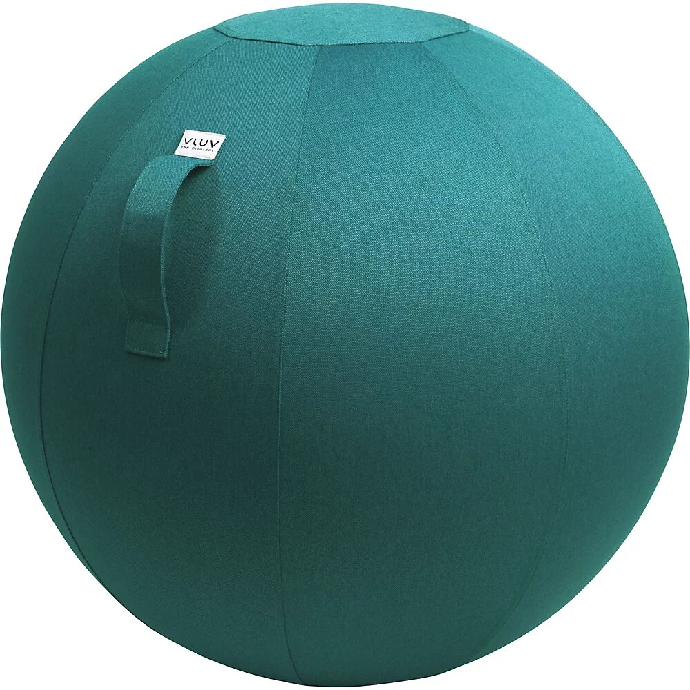 VLUV Balón asiento LEIV, funda de tela con aspecto de lona, 700 - 750 mm, petróleo