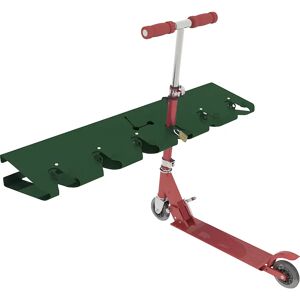 PROCITY Aparcador para monopatines, para montaje en pared, verde musgo