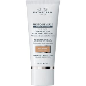 Institut Esthederm Solaire Photo Reverse Depigmenting Sunscreen with Color 50mL Medium Beige