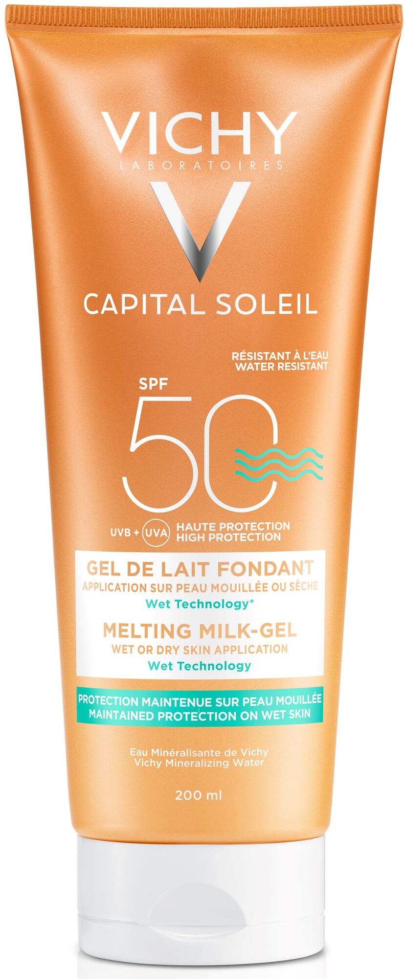 Vichy Capital Soleil SPF50 Gel de leche ultra fundente 200mL SPF50