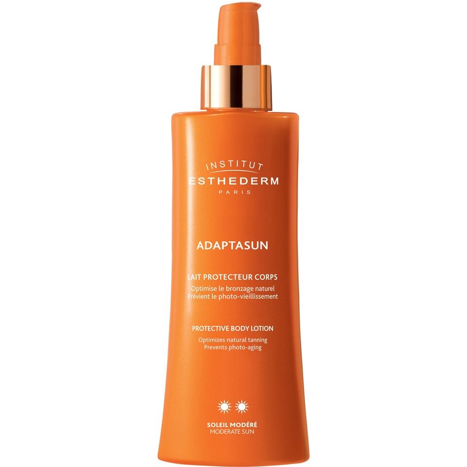 Institut Esthederm Loción corporal de protección solar moderada Solaire Adaptasun 200mL