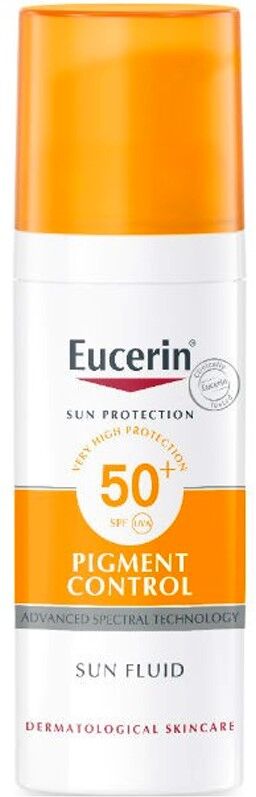 Eucerin Sun Protection Fluido solar SPF50 Pigment Control para la hiperpigmentación 50mL No Color SPF50+