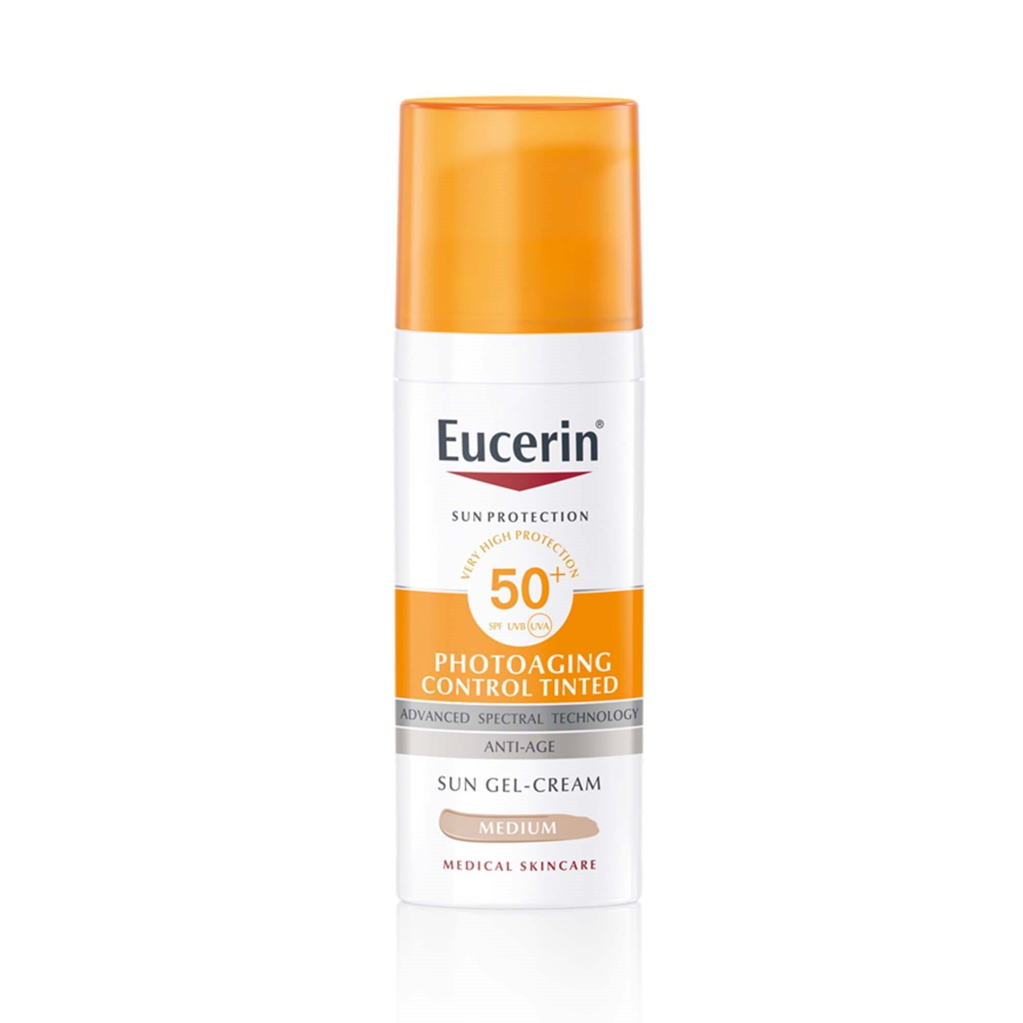 Eucerin Sun Protection Gel-crema con color Photoaging Control 50mL Medium SPF50+