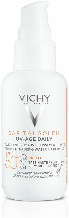 Vichy Capital Soleil UV-Age Fluido Diario Fotoenvejecimiento SPF50 40mL Tinted SPF50+