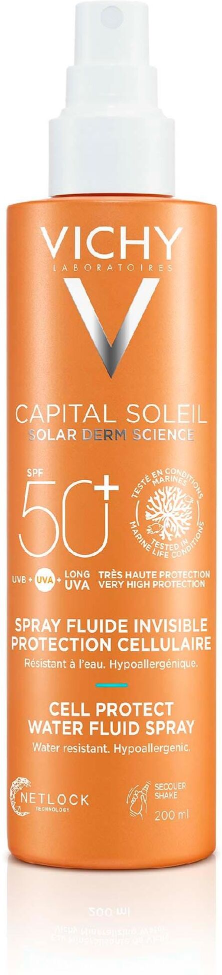 Vichy Capital Soleil spray uv protector celular SPF50+ 200mL SPF50+