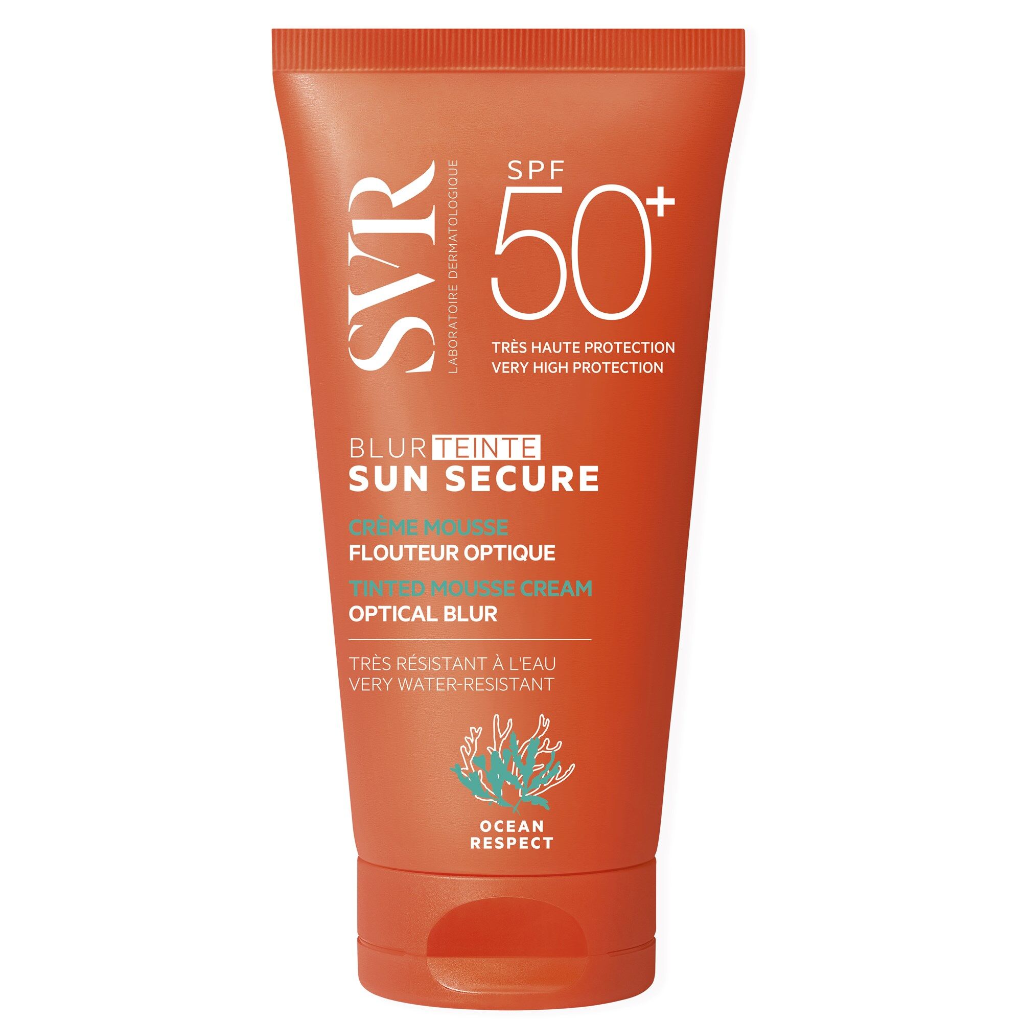 SVR Sun Secure Blur para Todos Los Tipos de Piel Del Rostro SPF50 50mL Tinted SPF50