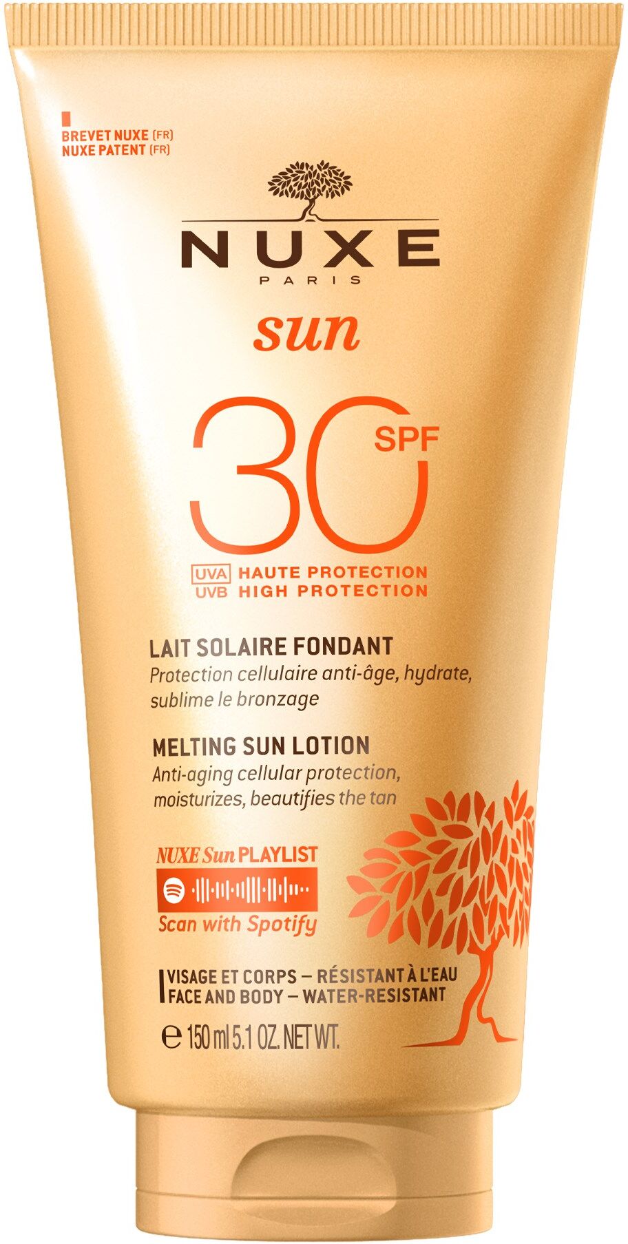 Nuxe Leche solar corporal y facial SPF30 150mL SPF30