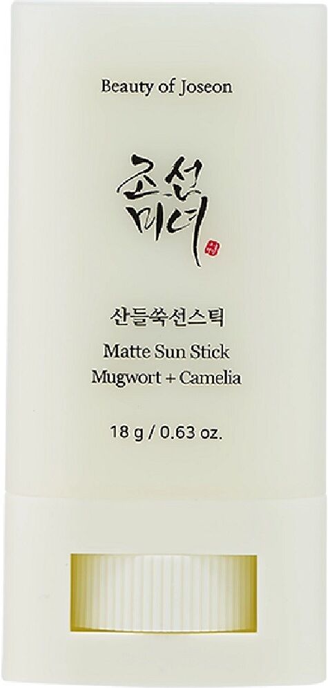 Beauty of Joseon Stick solar mate Artemisa  Camelia - para pieles mixtas a grasasStick solar mate Artemisa Camelia 18g