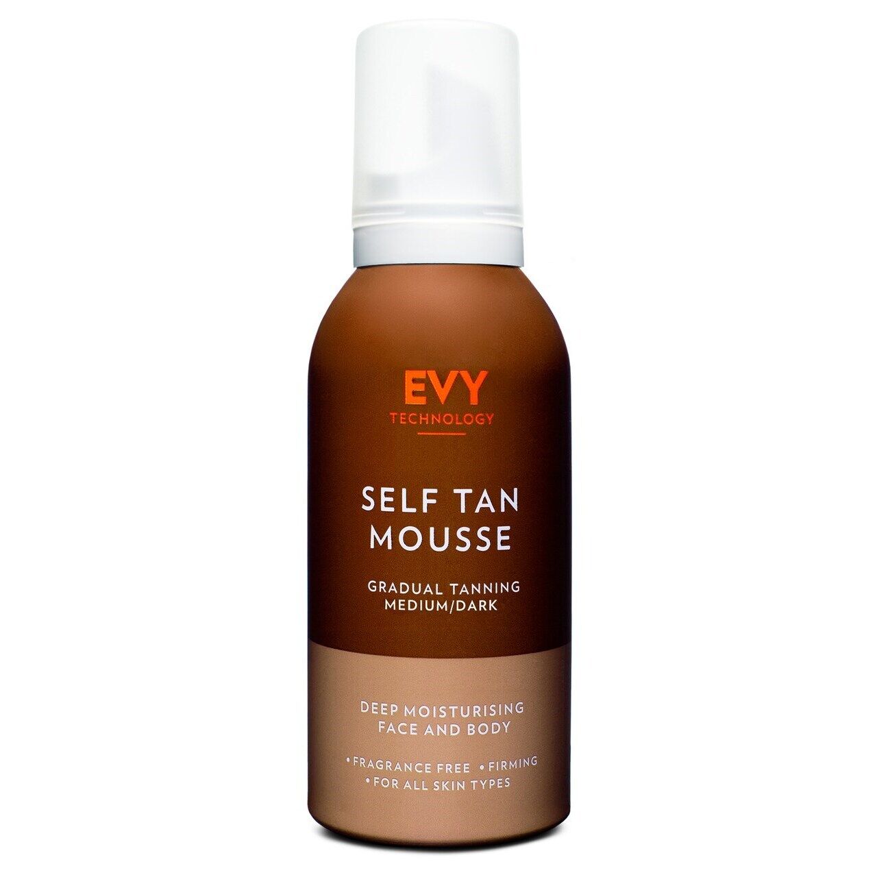 Evy Technology Mousse autobronceadora Bronceado gradual 150mL Medium/dark