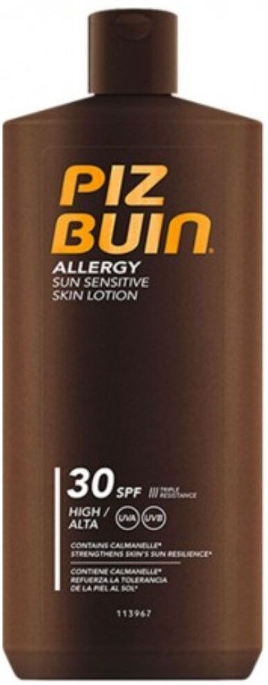 Piz Buin Alergia Piel Sensible al Sol Loción Corporal Protección 400mL SPF30