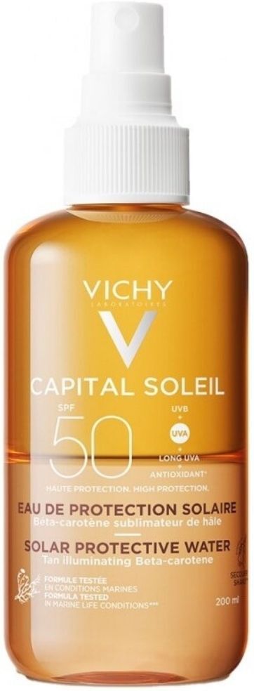 Vichy Capital Soleil Solar Protector Agua Bronce SPF50 200mL SPF50