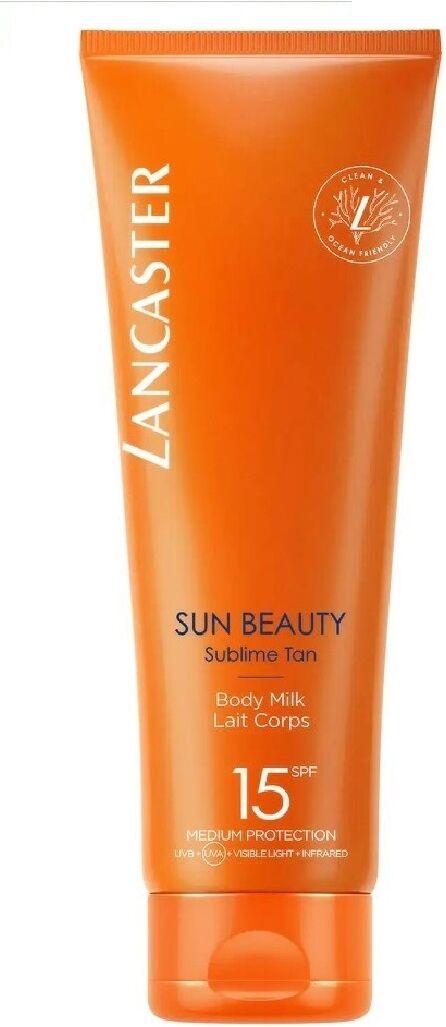 Lancaster Leche corporal bronceadora Sun Beauty Sublime SPF15 250mL SPF15