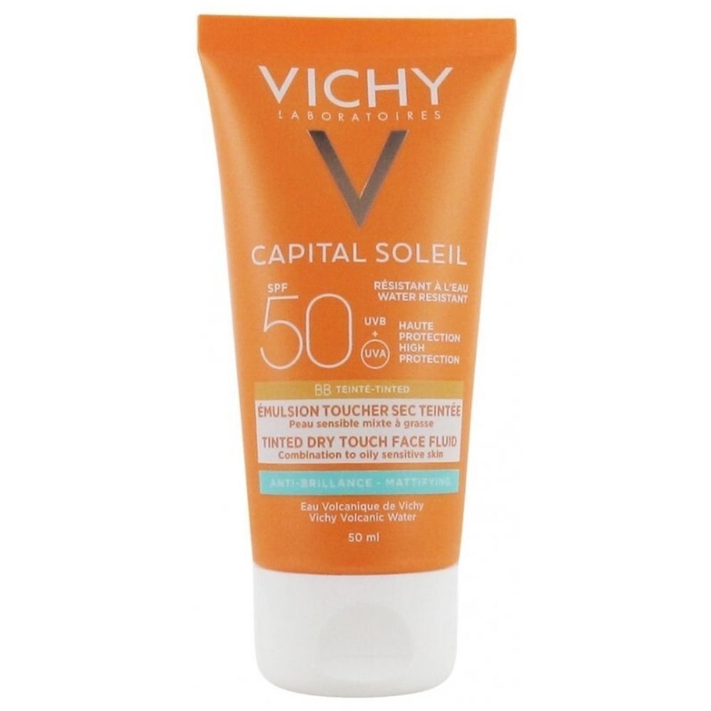 Vichy Capital Soleil Bb Fluido Tintado Toque Seco SPF50 + 50mL SPF50+