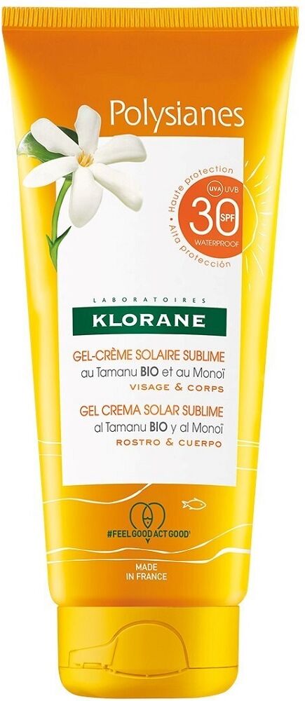 Klorane Polysianes Sublime Sun Gel Crema SPF30 200mL SPF30