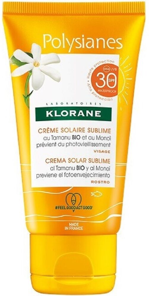 Klorane Crema solar sublime Polysianes 50mL SPF30