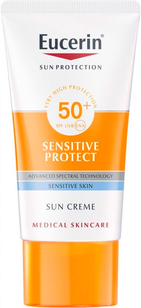 Eucerin Sun Protection Sensitive Protect SPF50 Crema solar piel sensible 50mL SPF50+