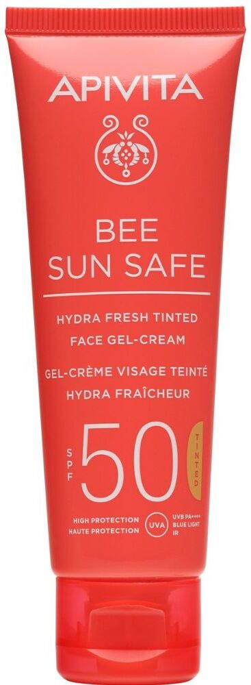 Apivita Bee Sun Safe Hydra Fresh Gel-Crema FPS50 50mL Tinted SPF50