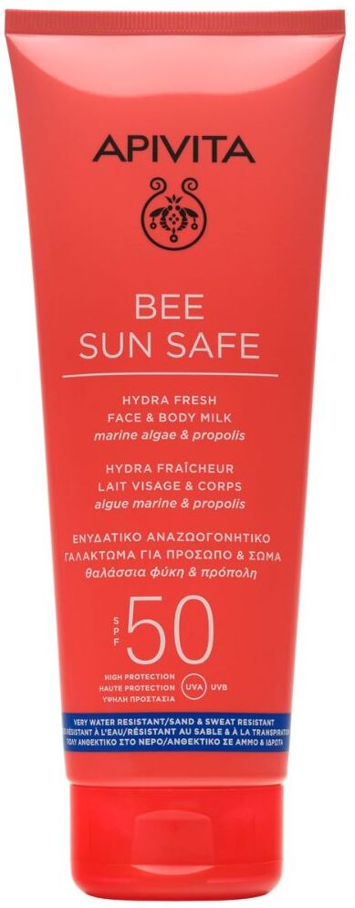 Apivita Bee Sun Safe Hydra Fresh Leche facial y corporal SPF50 200mL SPF50