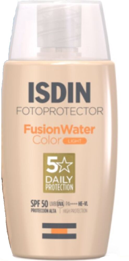 Isdin Fotoprotector Fusionwater SPF50 Con Color 50mL Light SPF50+