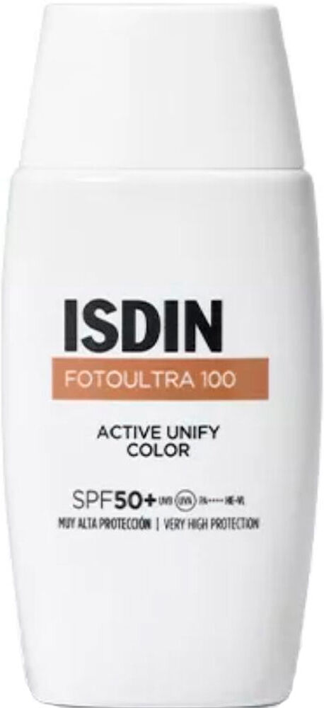 Isdin Fotoultra 100 Active Unify Fusion Color Fluido SPF50 50mL Tinted SPF50+