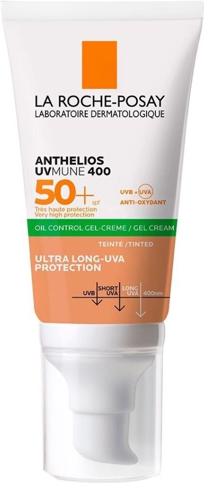 La Roche-Posay Anthelios FPS50 Gel-crema de protección solar facial   50mL Tinted SPF50+