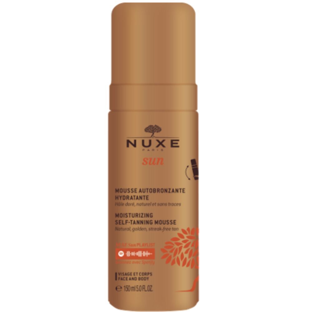 Nuxe Mousse autobronceadora hidratante para cuerpo y rostro 150mL