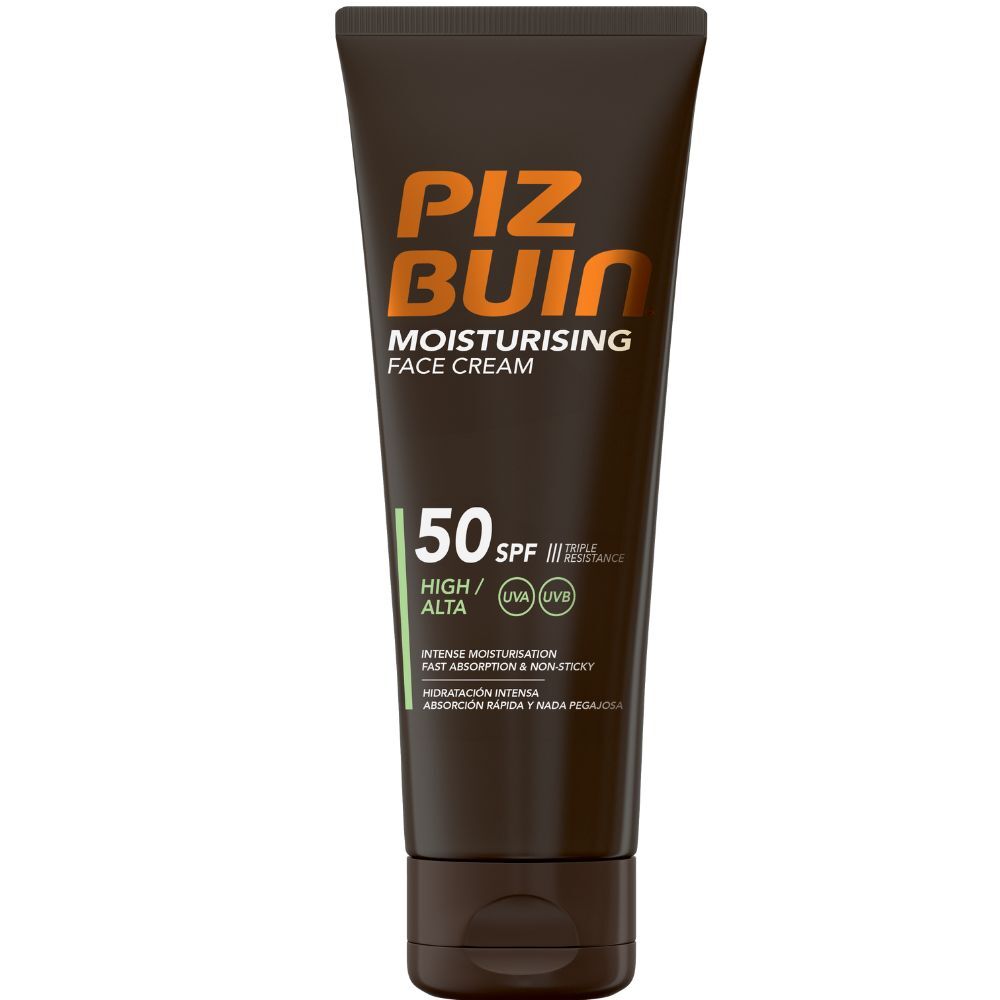 Piz Buin Crema solar hidratante para el rostro Hidratación intensa 50mL SPF50