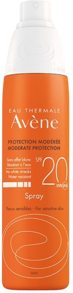 Avène Spray corporal de protección moderada SPF20 200mL SPF20