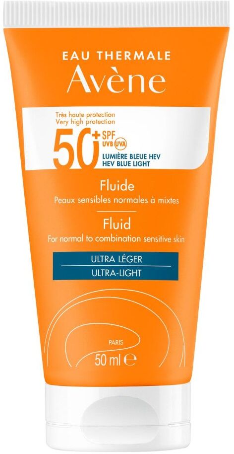 Avène Fluido de muy alta protección SPF50 + 50mL No Color SPF50+