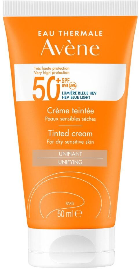 Avène Crema Tintada de Muy Alta Protección SPF50 50mL Tinted SPF50+