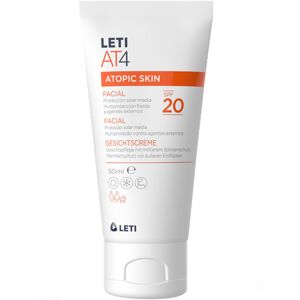 Leti At4 Crema Facial SPF20 - Crema facial para piel sensible Leti At4 Crema Facial SPF20 - Crema facial para piel sensible