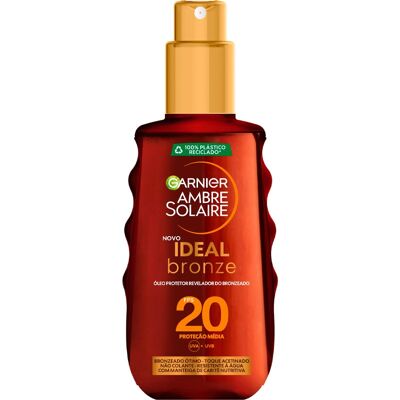 Garnier Ambre Solaire Ideal Bronze Aceite Protector SPF20 Garnier Ambre Solaire Ideal Bronze Aceite Protector SPF20