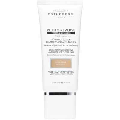 Institut Esthederm Solaire Protector solar despigmentante Photo Reverse con color 50mL Light Beige Institut Esthederm Solaire Protector solar despigmentante Photo Reverse con color 50mL Light Beige