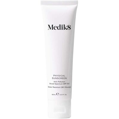 Protector Solar Físico Medik8 SPF50 - Piel sensible, Resistente al agua, 60ml Protector Solar Físico Medik8 SPF50 - Piel sensible, Resistente al agua, 60ml